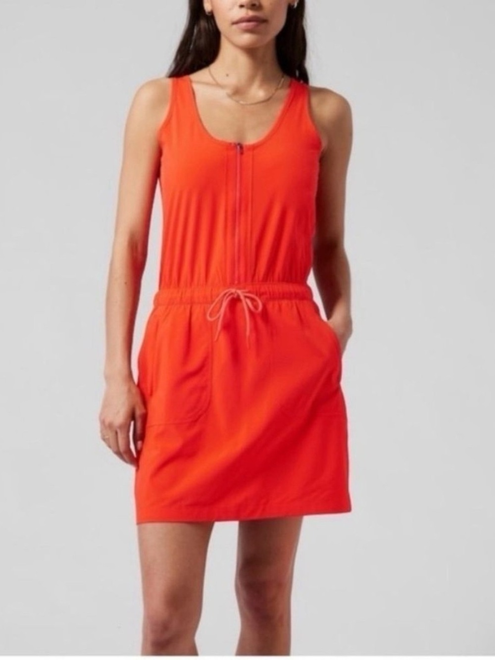 Athleta Match Point Active Tennis Dress w/ Built in Shorts Sz 6